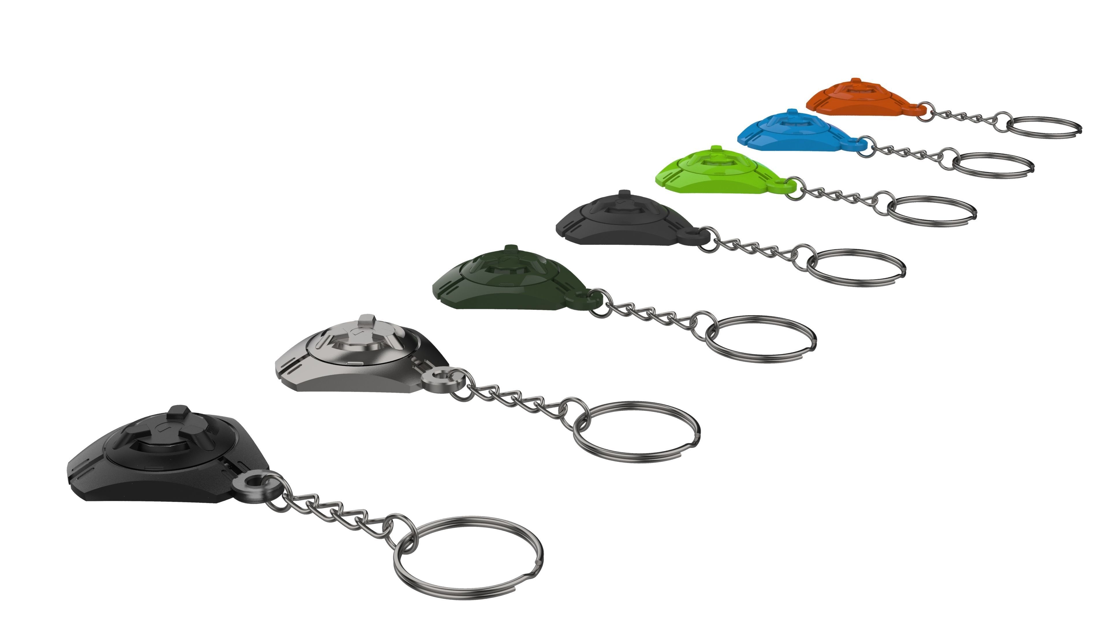 Keychain - Tracer Pulse Bomb - Overwatch - Printable - STL 3D print model_11