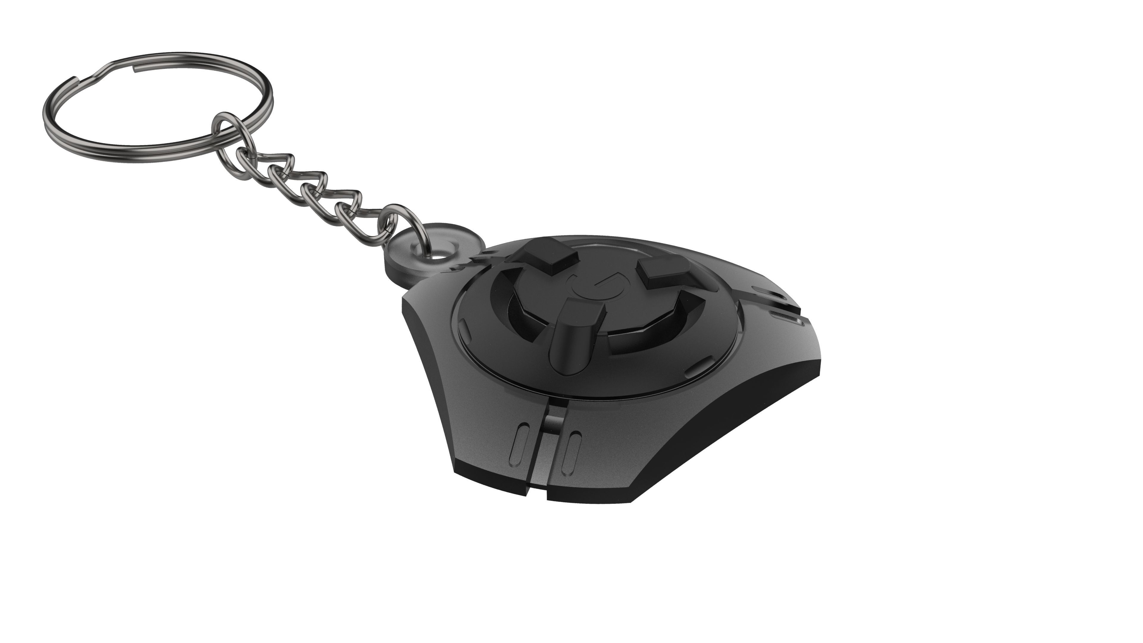 Keychain - Tracer Pulse Bomb - Overwatch - Printable - STL 3D print model_1