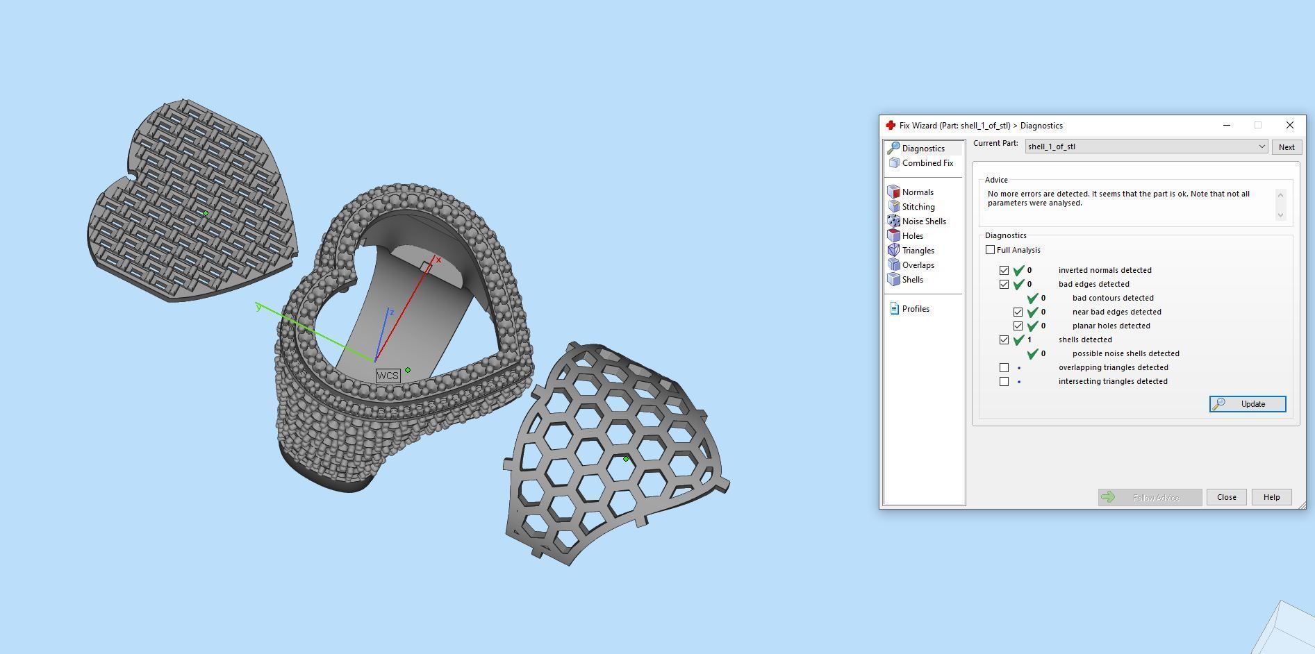 Small Heart with baguetes Ring 3D print model_7
