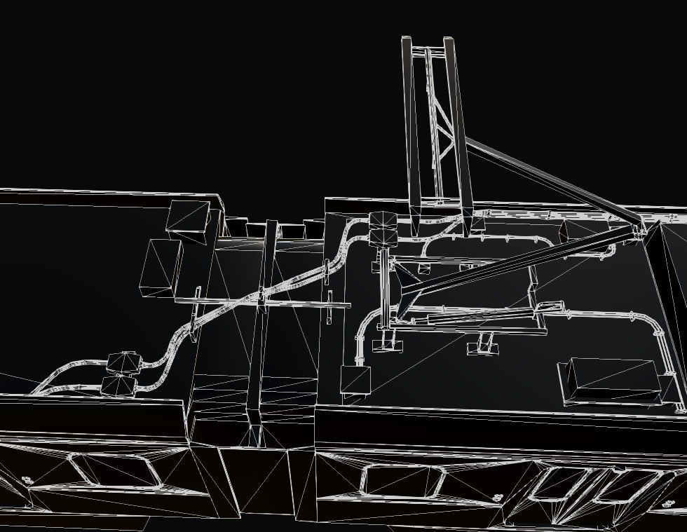 Light Rail Train Kinki Sharyo P3010 Free low-poly 3D model_12
