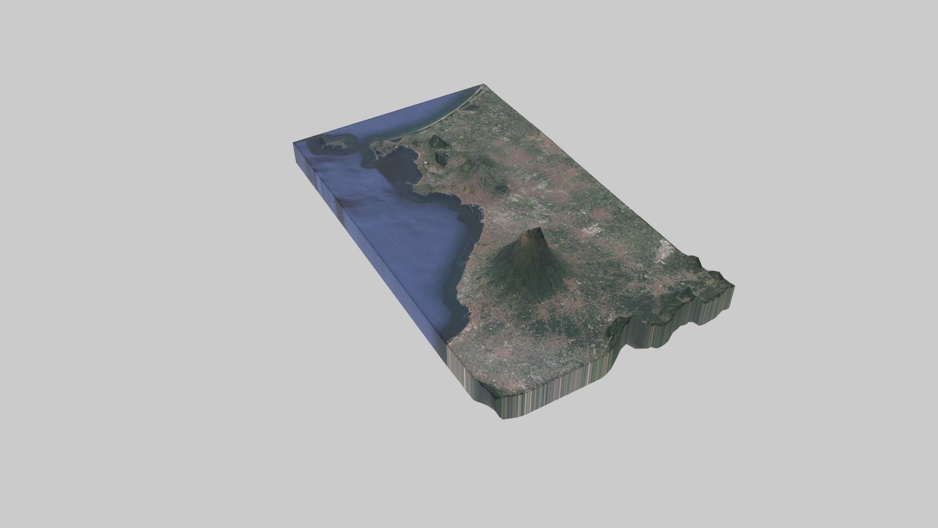 3d model napoli city vr ar low poly cgtrader