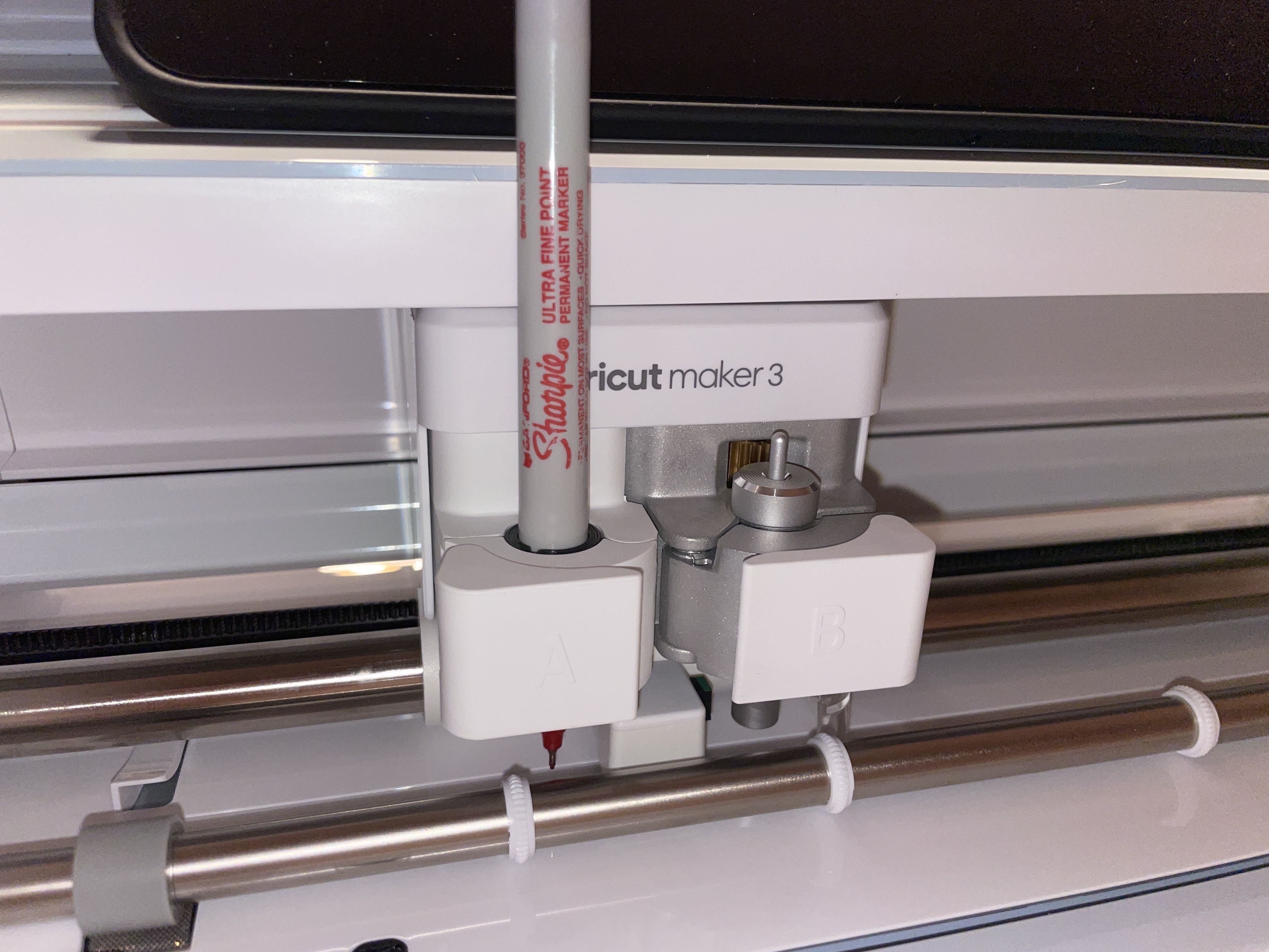 Cricut Sharpie Pen Adapters - Sharpie Silhouette  3D print model_11