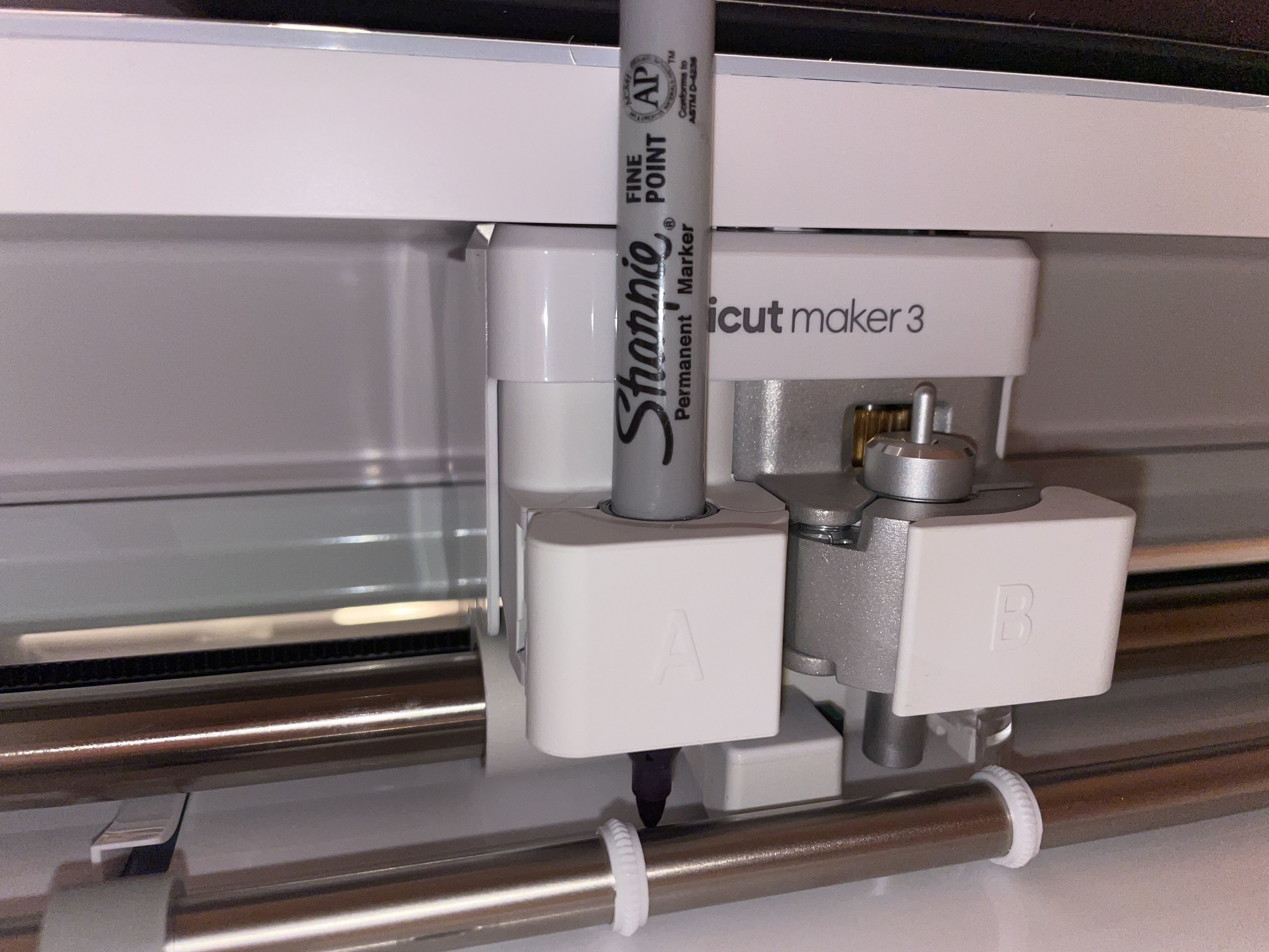 Cricut Sharpie Pen Adapters - Sharpie Silhouette  3D print model_10