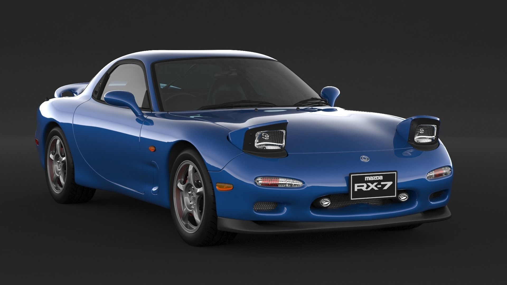Mazda RX-7 3D model_4