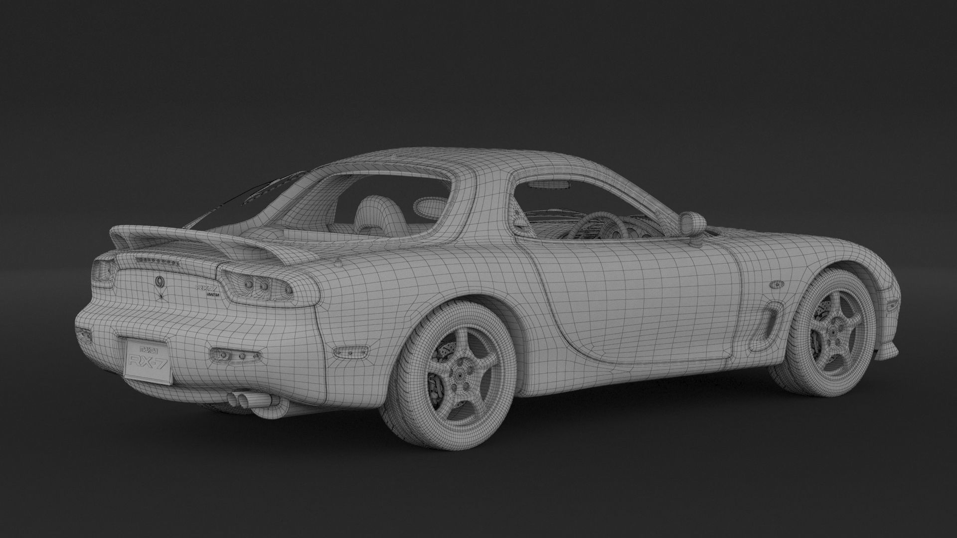 Mazda RX-7 3D model_11
