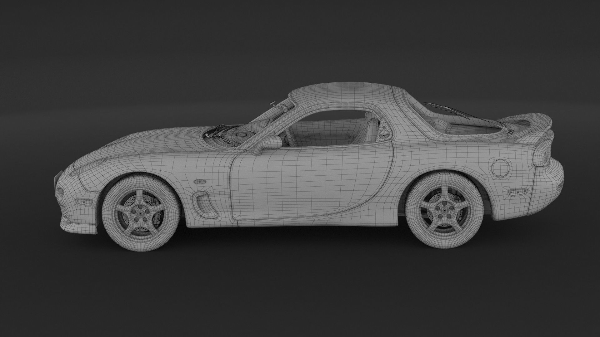 Mazda RX-7 3D model_12