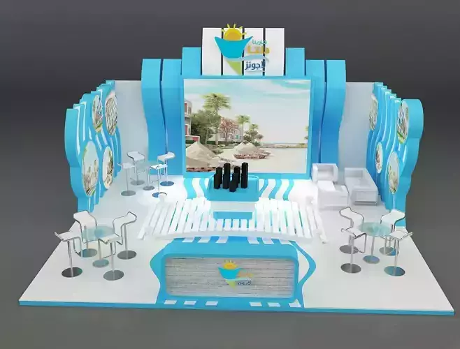  Booth Exhibition Stand a163