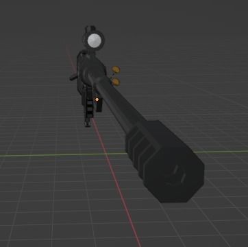 low-poly SnipeX T-Rex 3D model_2