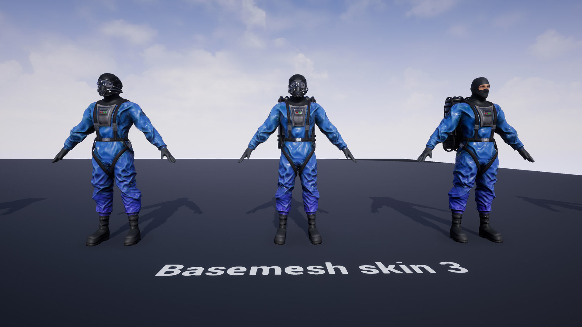 Toxic Warrior Low-poly 3D model_12