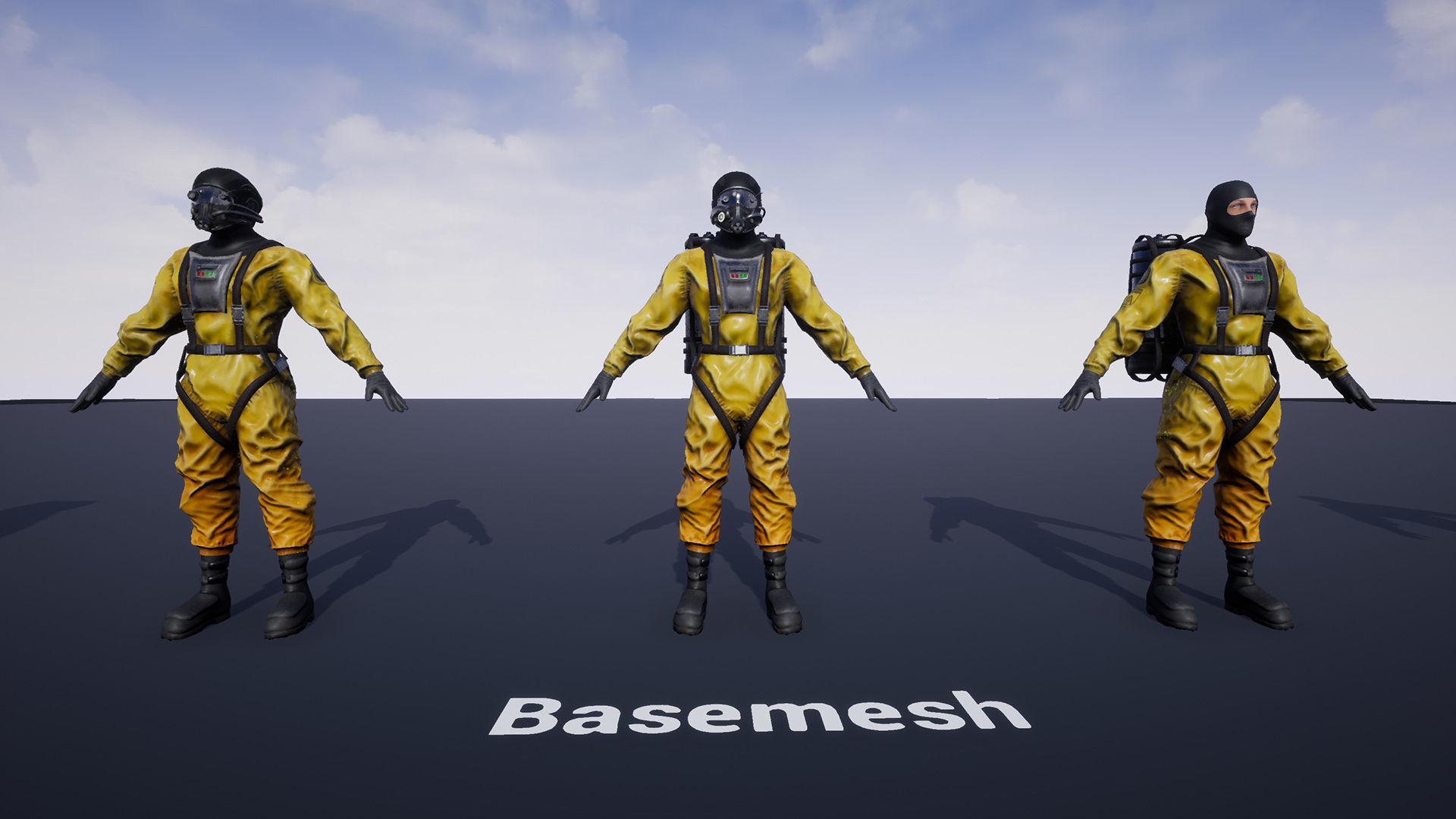 Toxic Warrior Low-poly 3D model_15