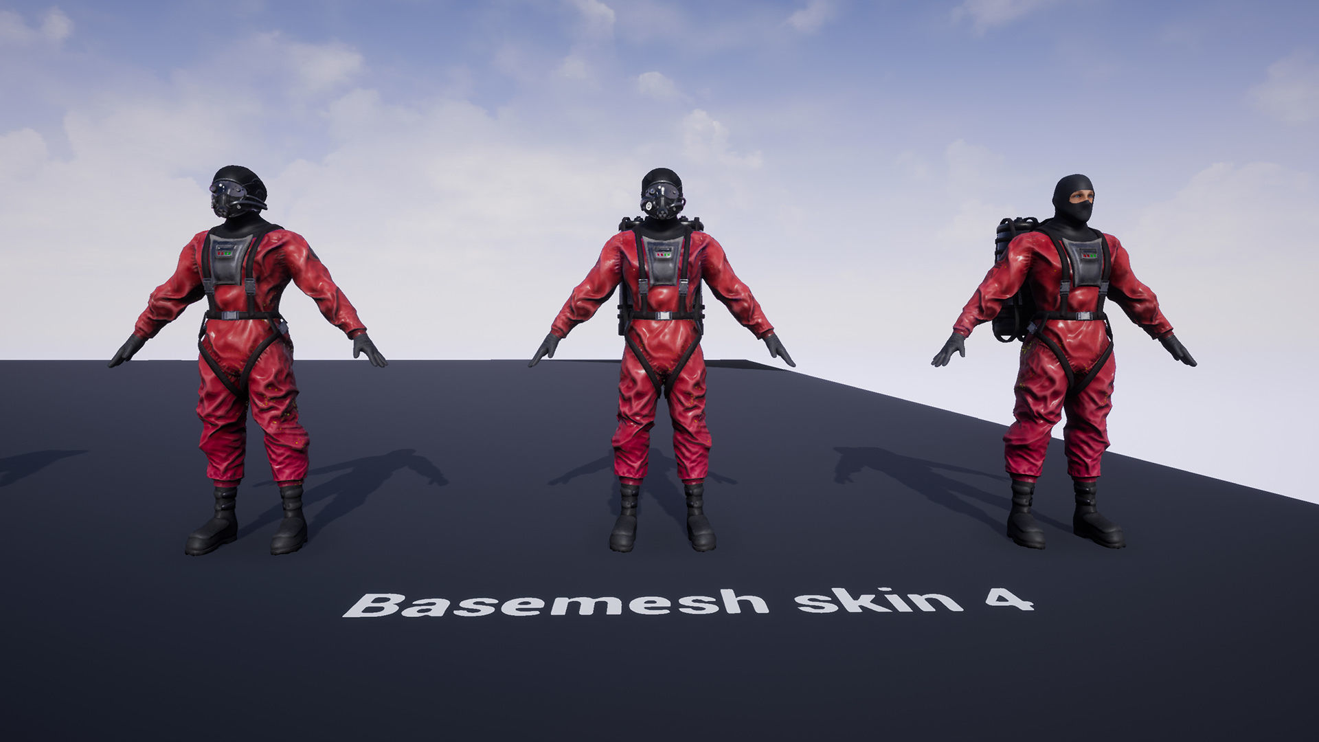 Toxic Warrior Low-poly 3D model_13