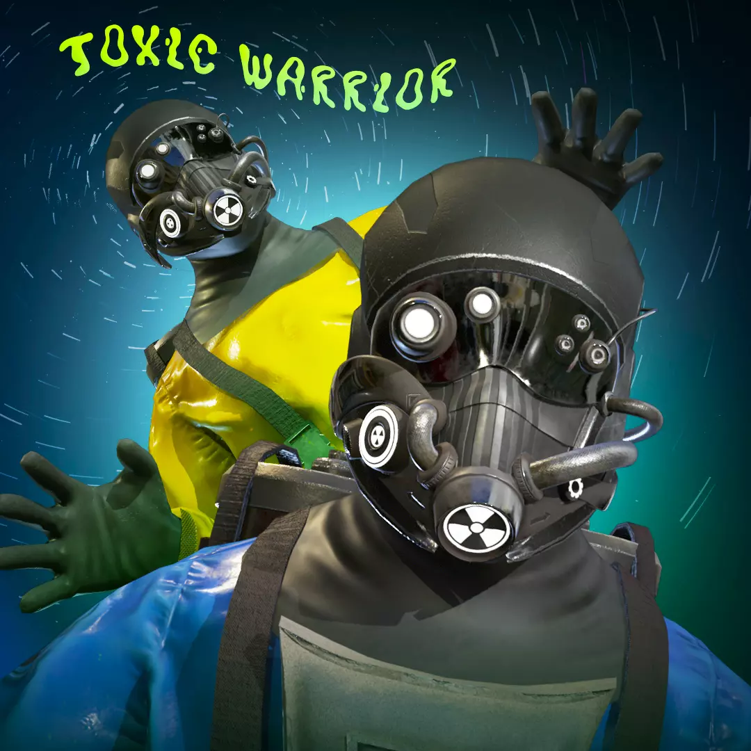 Toxic Warrior Low-poly 3D model_0