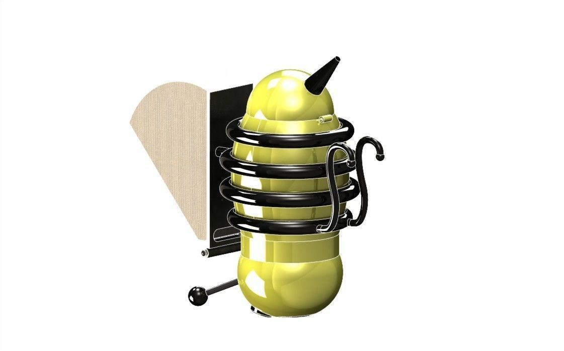 Bee smoker 3D model_2