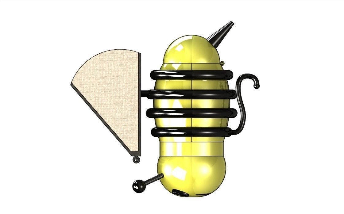 Bee smoker 3D model_3