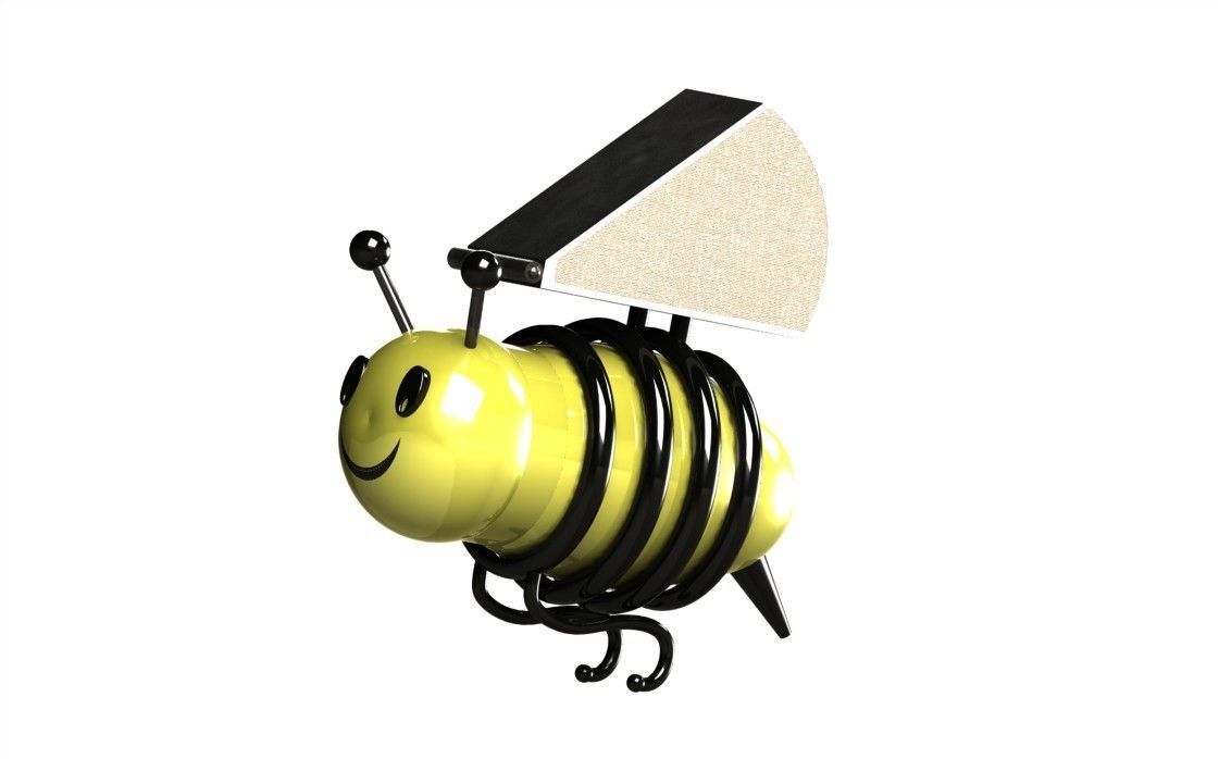 Bee smoker 3D model_0