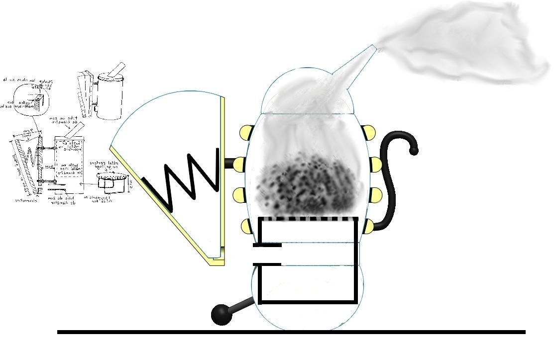 Bee smoker 3D model_5