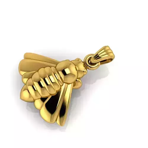 Little Bee Necklace Honeybee Bumblebee Charm Jewelry