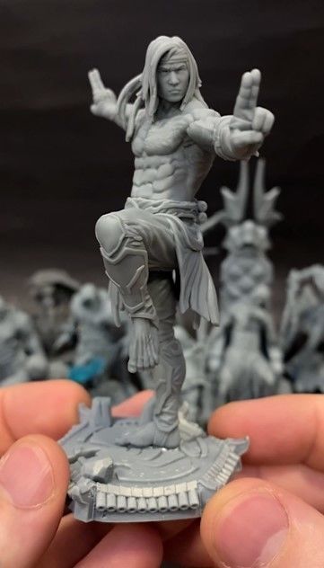 Liu Kang 3D print model_2