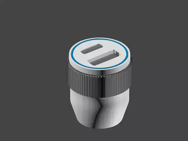 Phone Car Charger 3D model Free low-poly 3D model