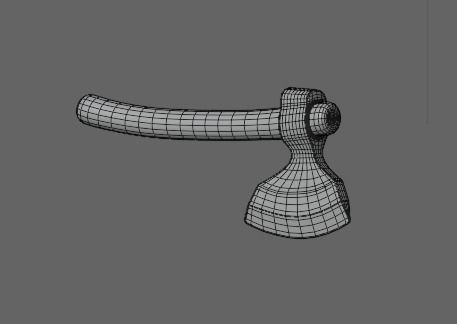 Axe model 1  3D model_3