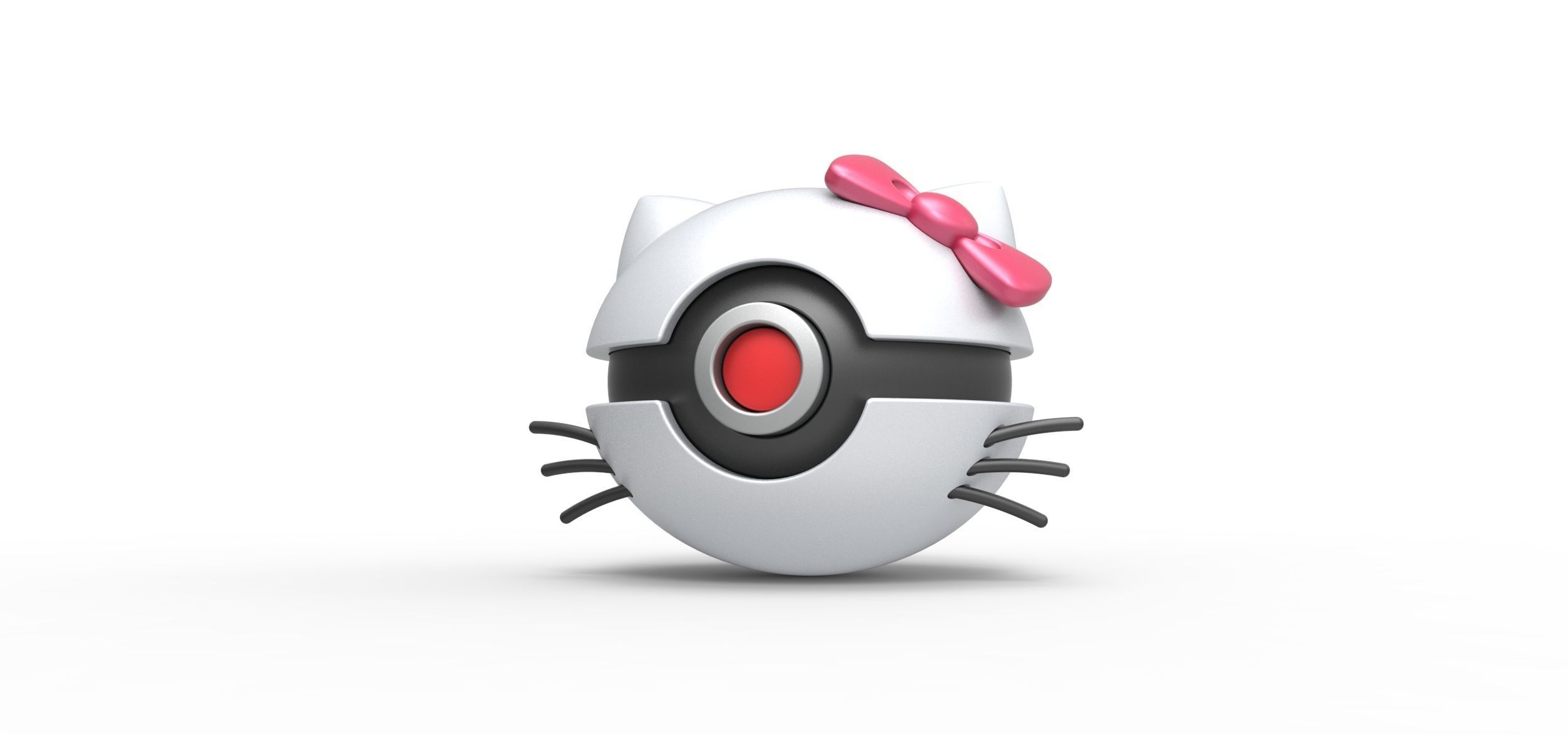 Kitty orb 3D print model_1