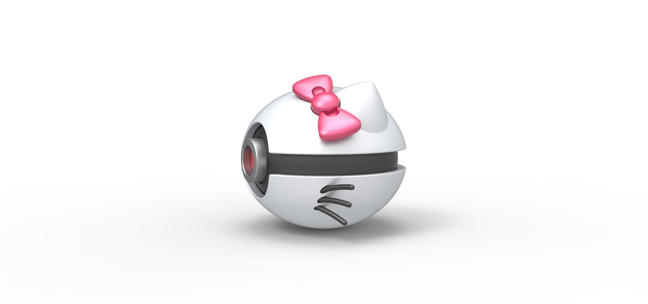 Kitty orb 3D print model_5