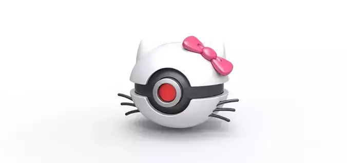 Kitty orb 3D print model
