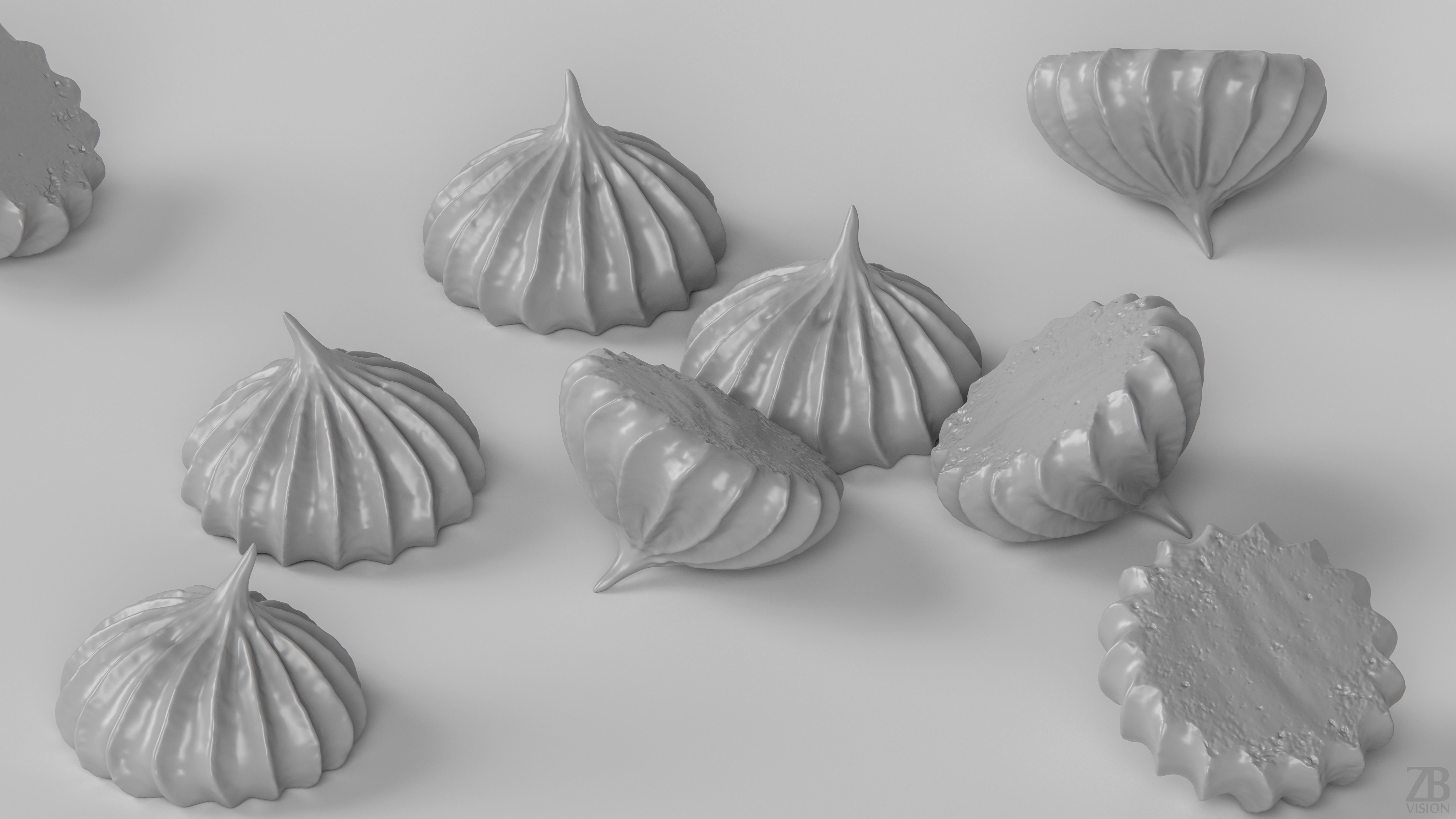Meringue 3D model_3