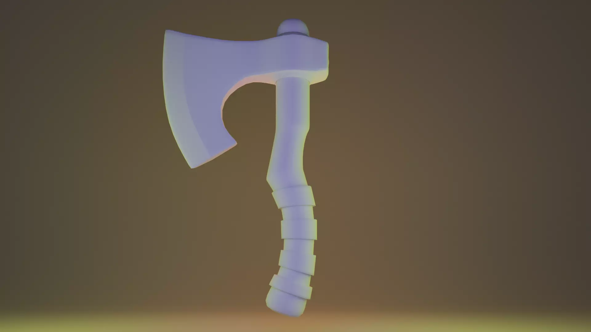 Viking Axe  3D model_0