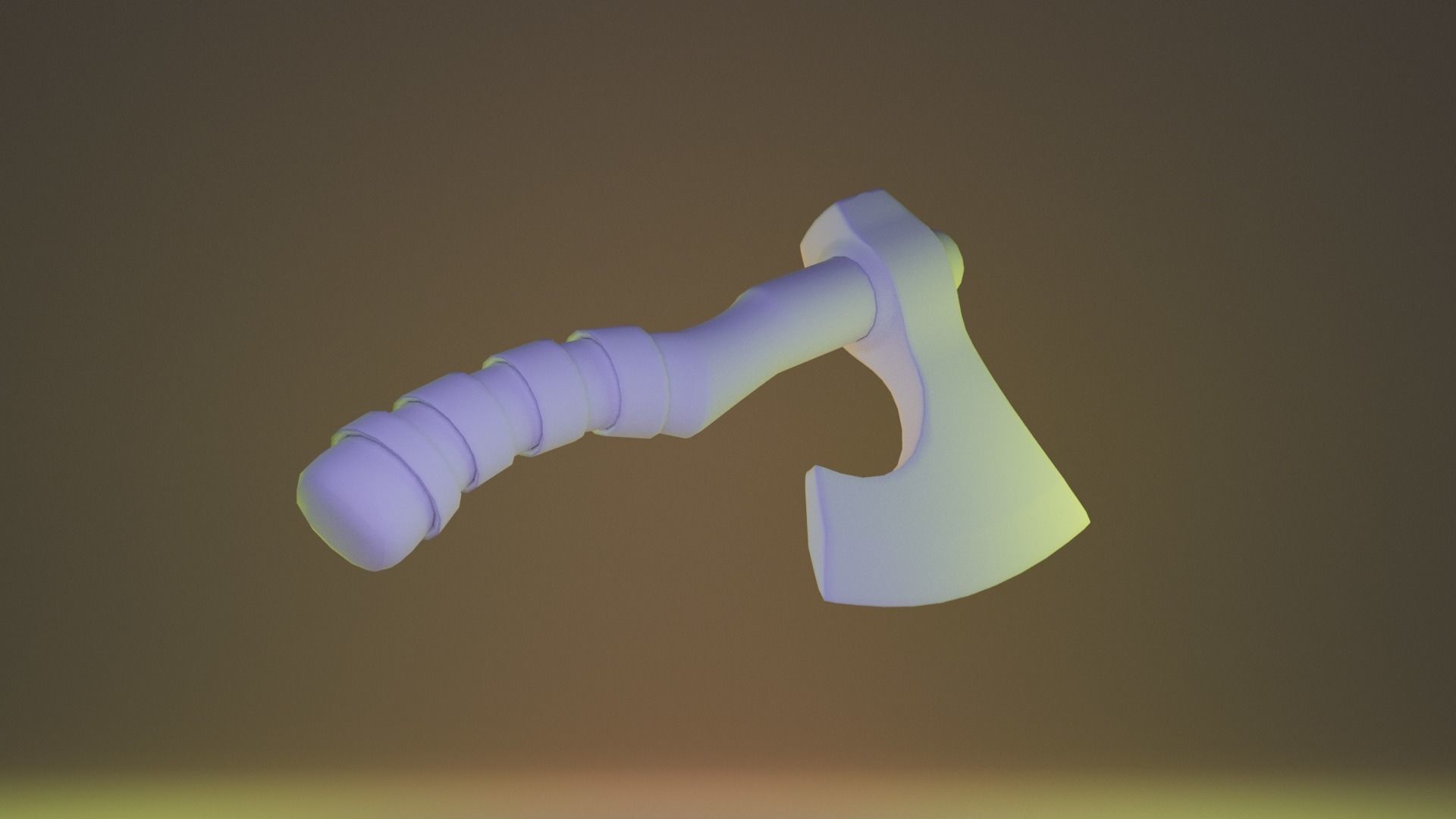 Viking Axe  3D model_3