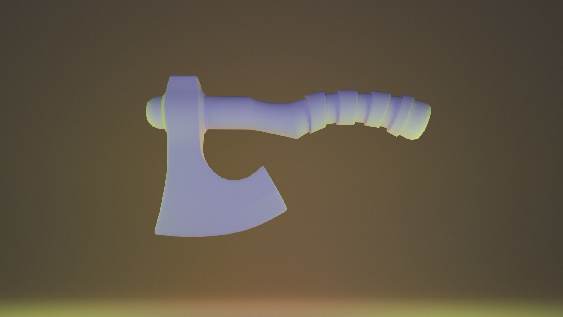 Viking Axe  3D model_1