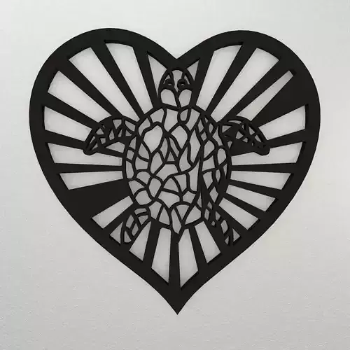 Turtle Love Wall Decoration WARAJ47