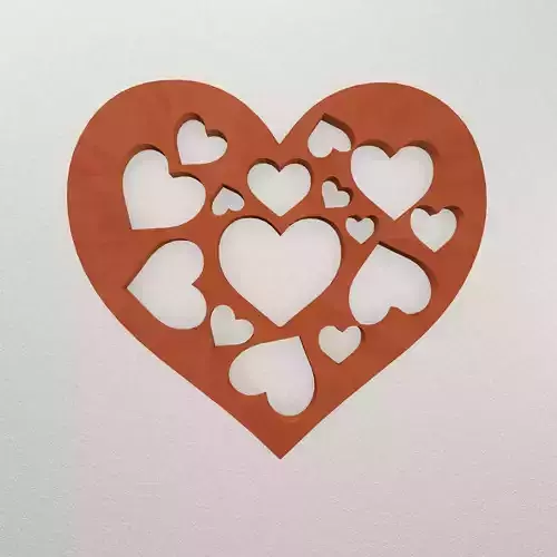 Heart Wall Decoration WARAJ67