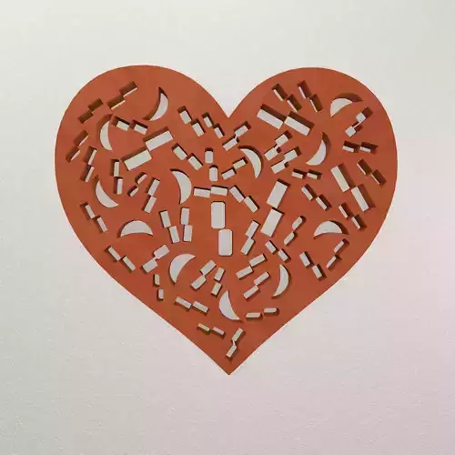 Heart Wall Decoration WARAJ66