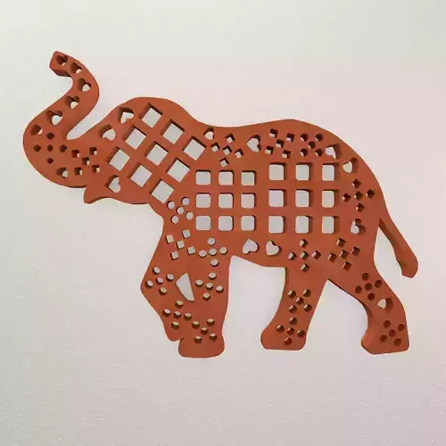 Elephant Wall Decoration WARAJ60