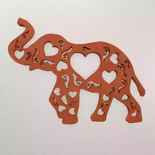Elephant Wall Decoration WARAJ58