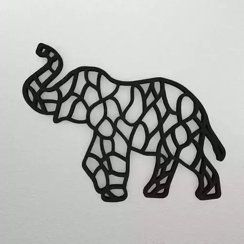 Elephant Wall Decoration WARAJ11