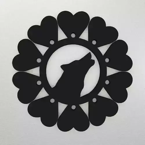 Dog Love Wall Decoration WARAJ44