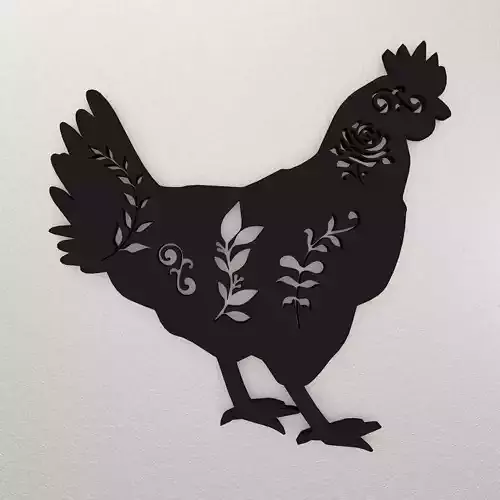 Chicken Wall Decoration WARAJ33