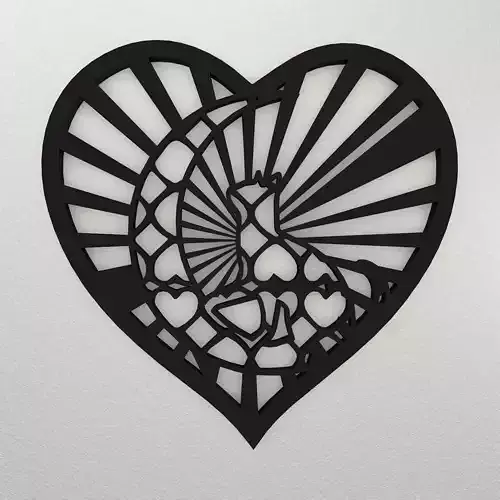 Cat Moon Love Wall Decoration WARAJ51