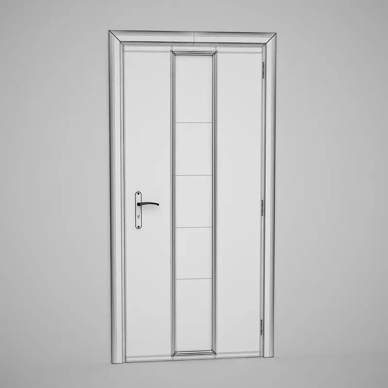 CGAxis Door 3D model_0