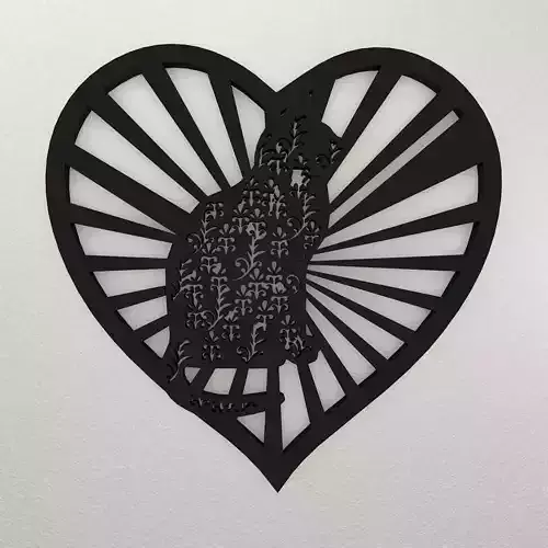 Cat Love Wall Decoration WARAJ48