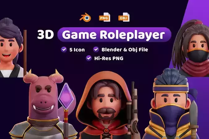 Avatar Job Profession 3D Icon