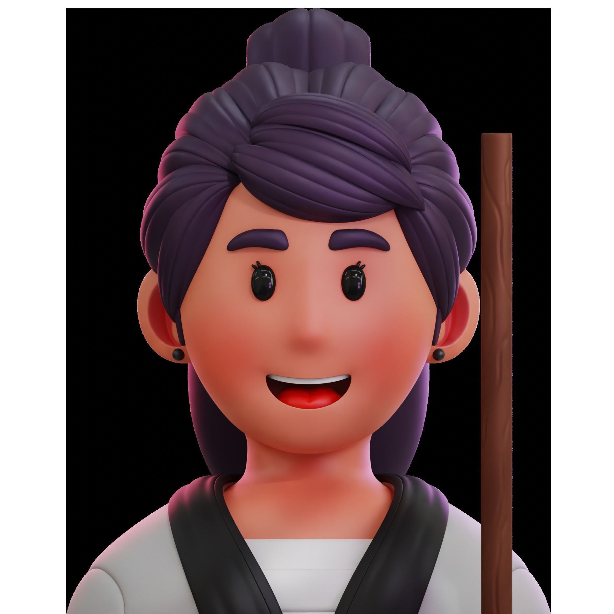 Avatar Job Profession 3D Icon 3D model_11