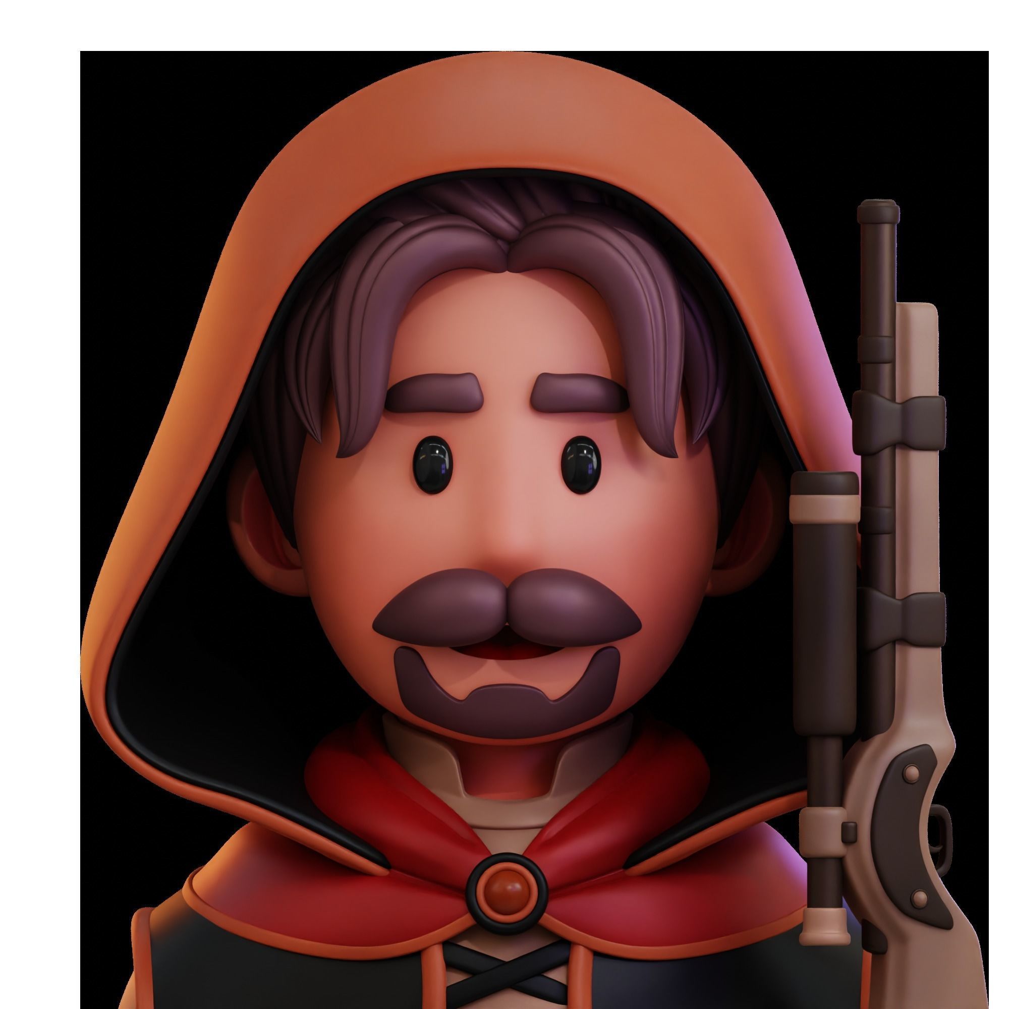 Avatar Job Profession 3D Icon 3D model_3