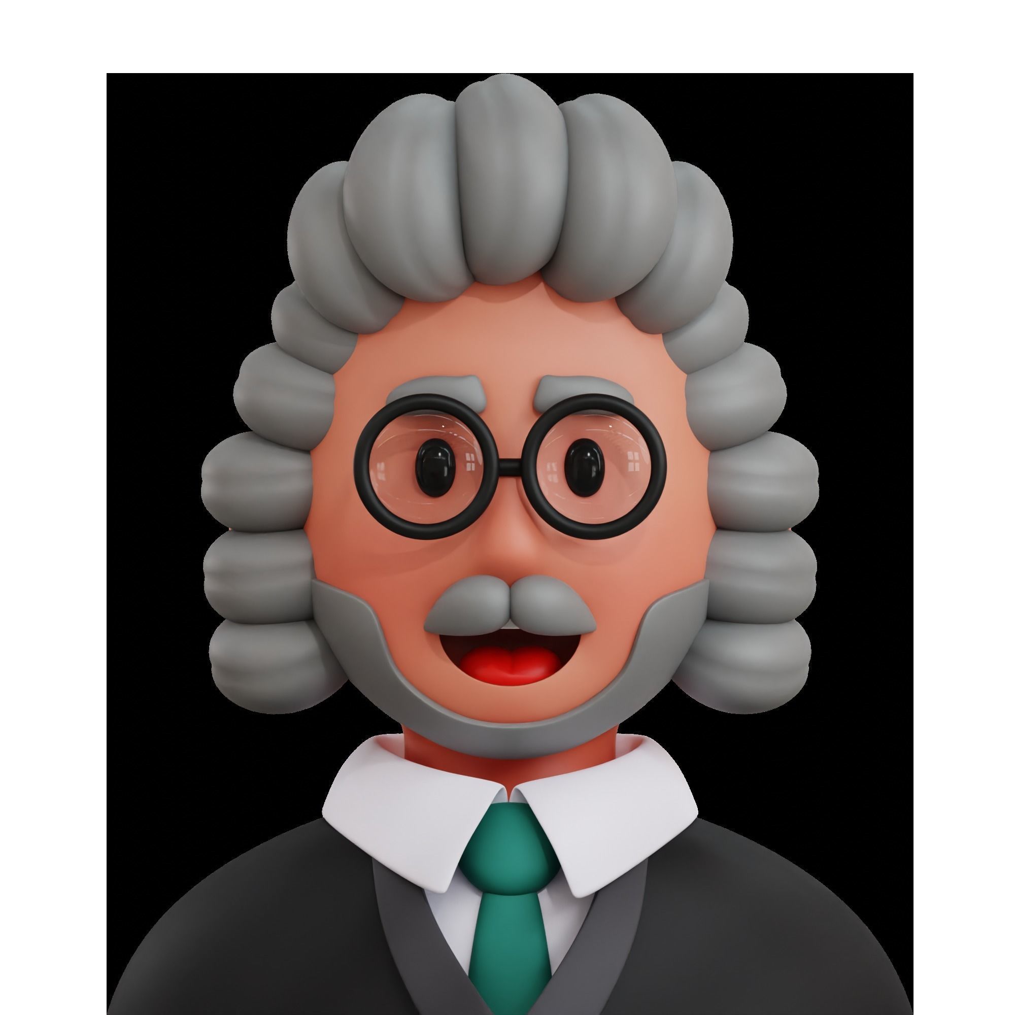 Avatar Job Profession 3D Icon 3D model_9