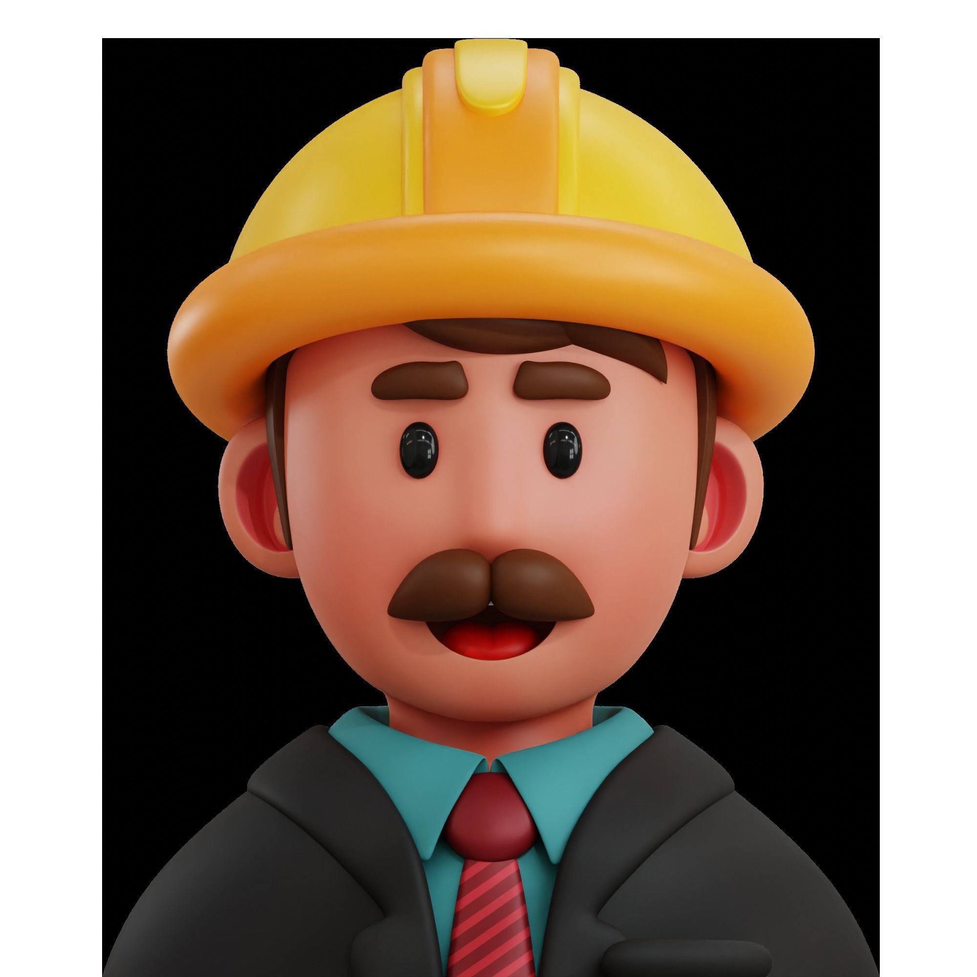 Avatar Job Profession 3D Icon 3D model_10