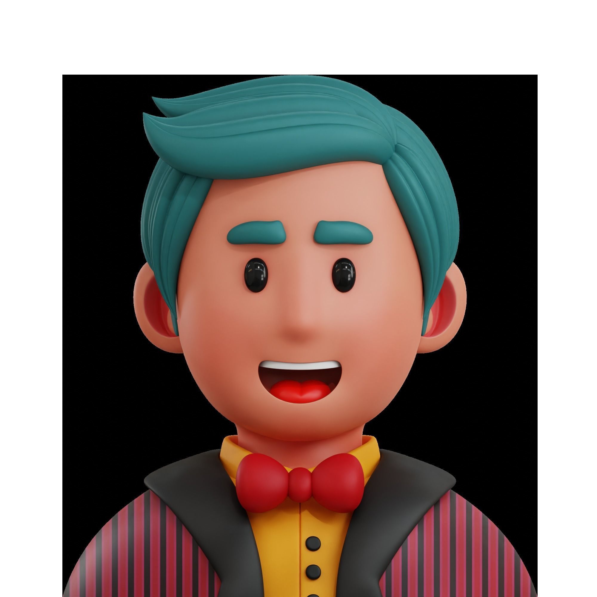 Avatar Job Profession 3D Icon 3D model_13