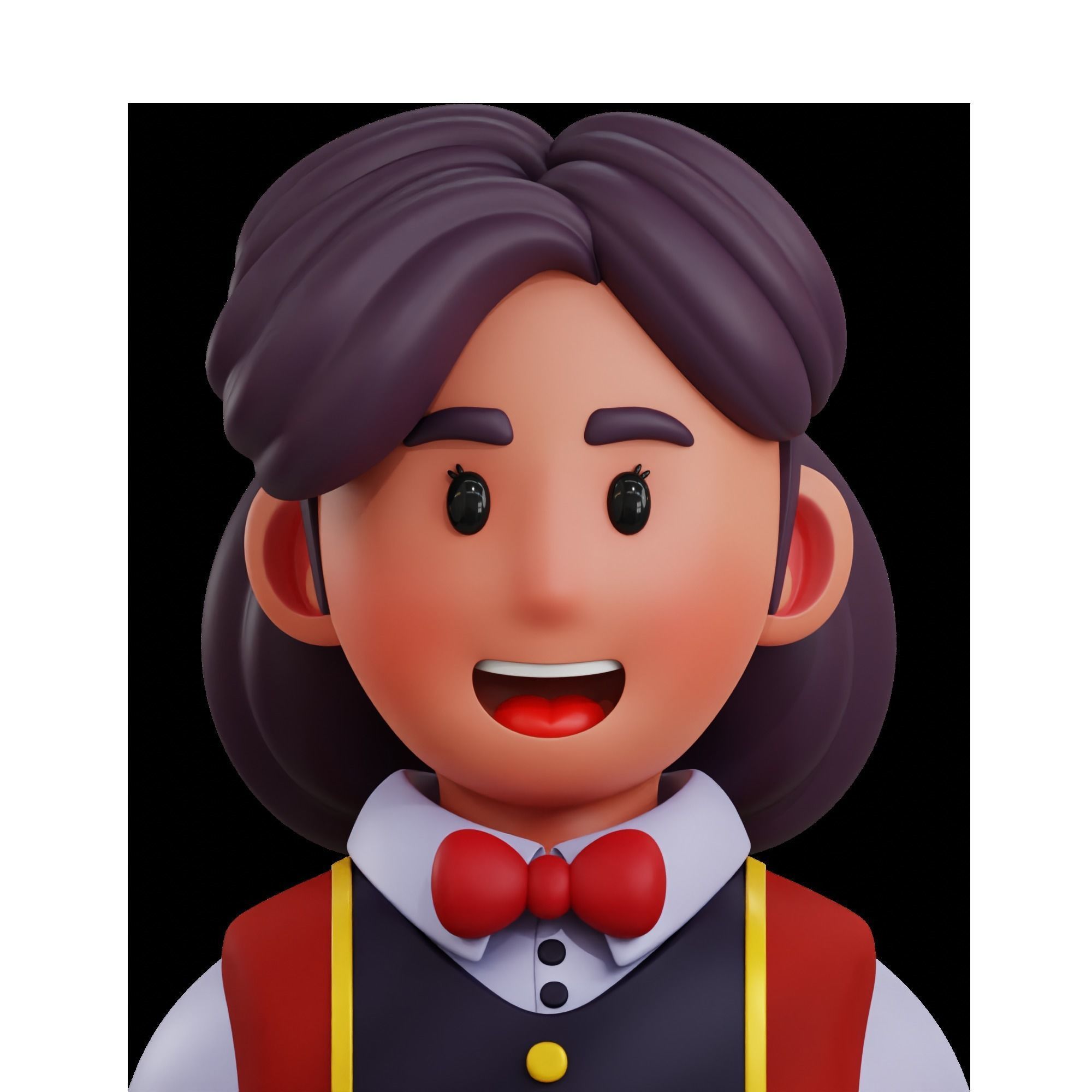 Avatar Job Profession 3D Icon 3D model_2