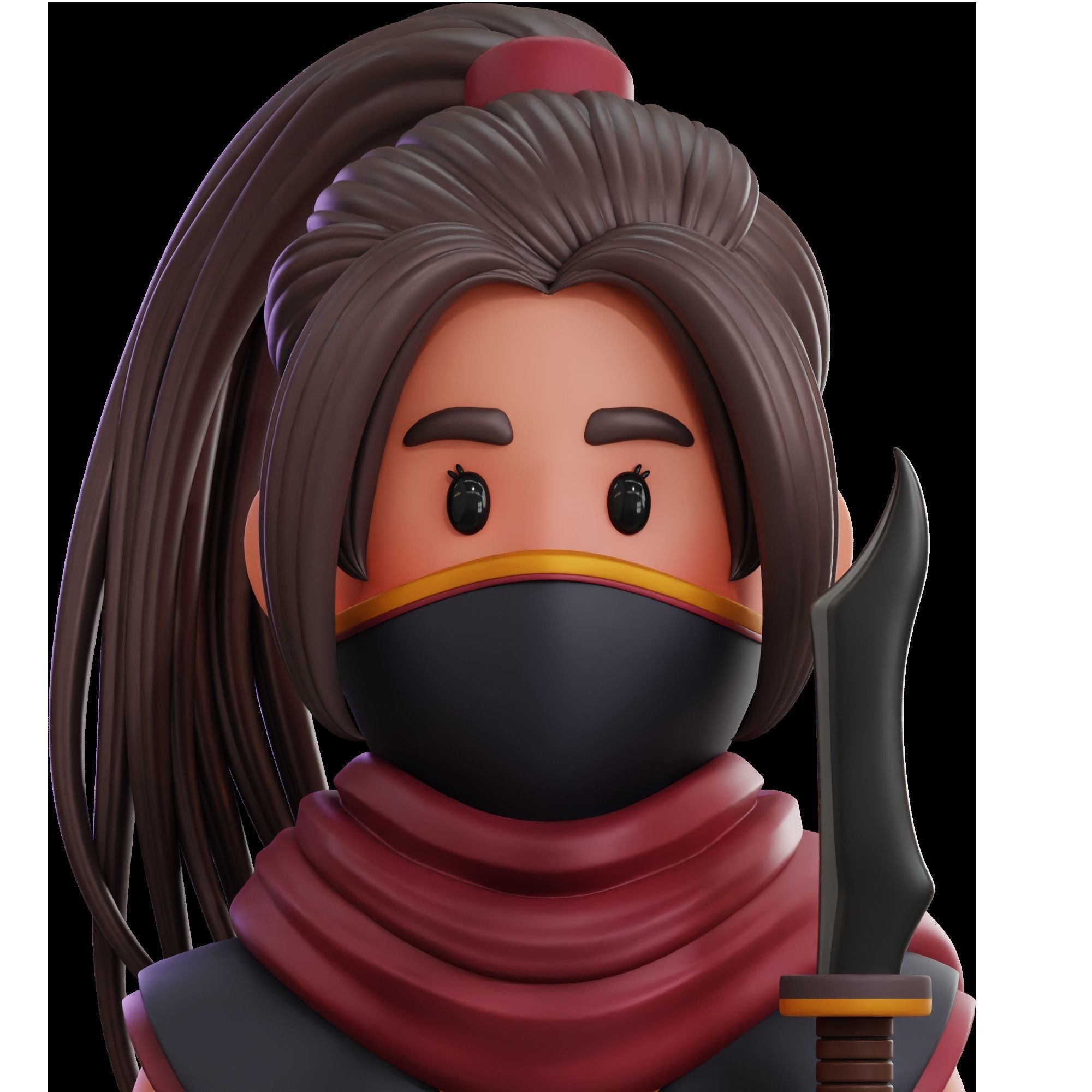 Avatar Job Profession 3D Icon 3D model_8